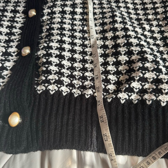 Plus size plaid knit cardigan sweater size 2xl - Picture 4 of 7